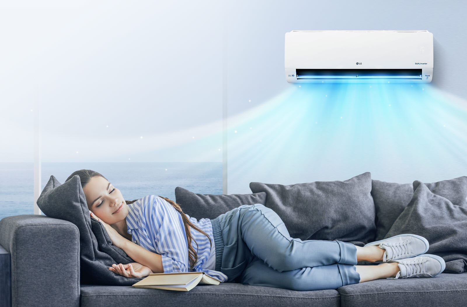 LG DualCool+ (Wi-Fi Compatible) – 18 000 BTU