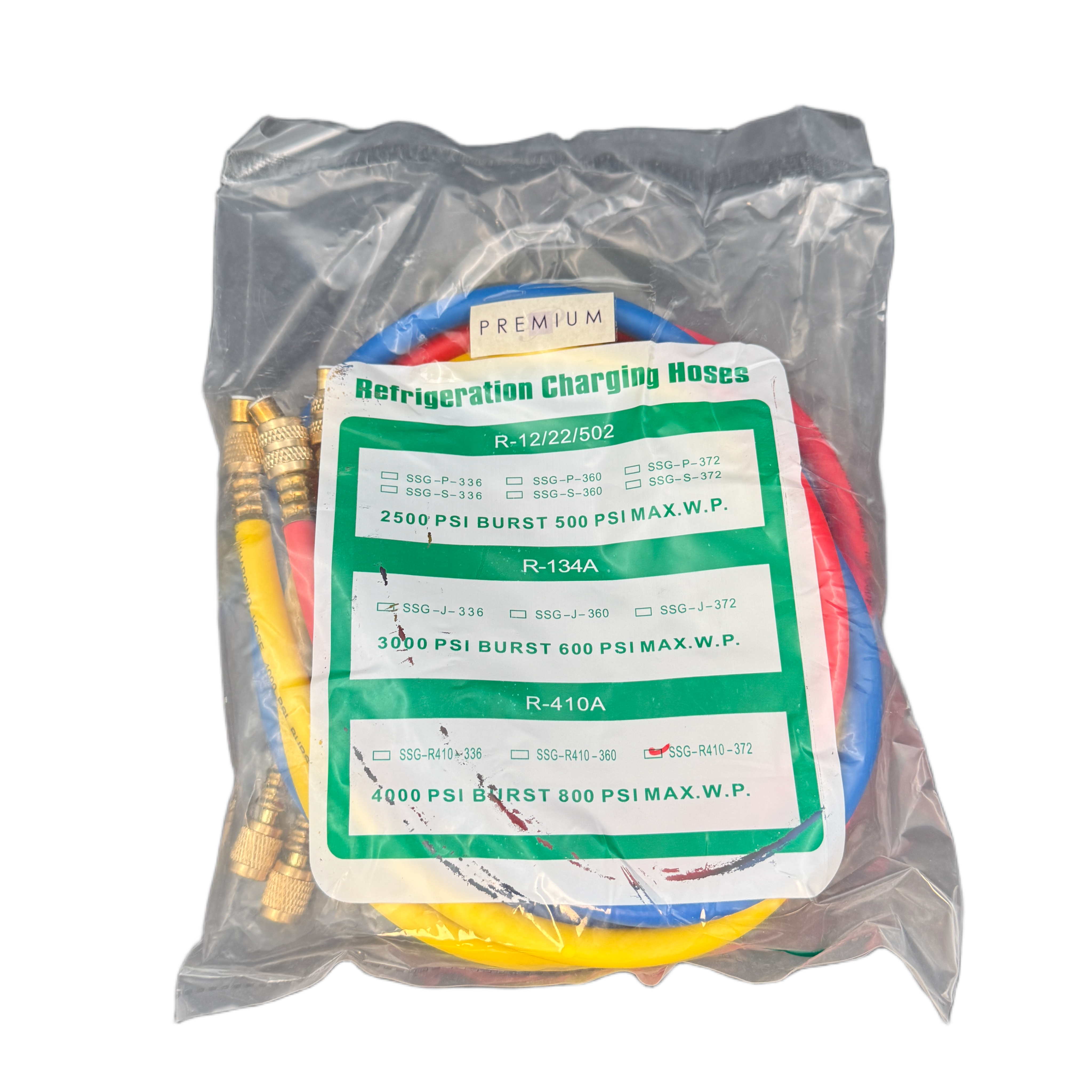 Manifold Hose Set for R134a