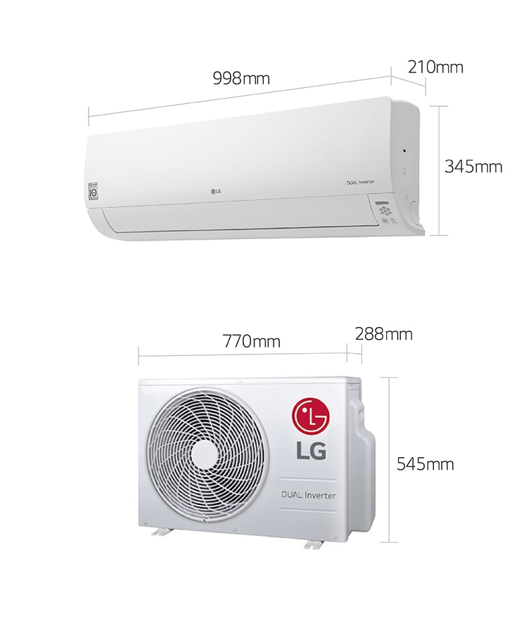 LG DualCool 18000 BTU Midwall Inverter