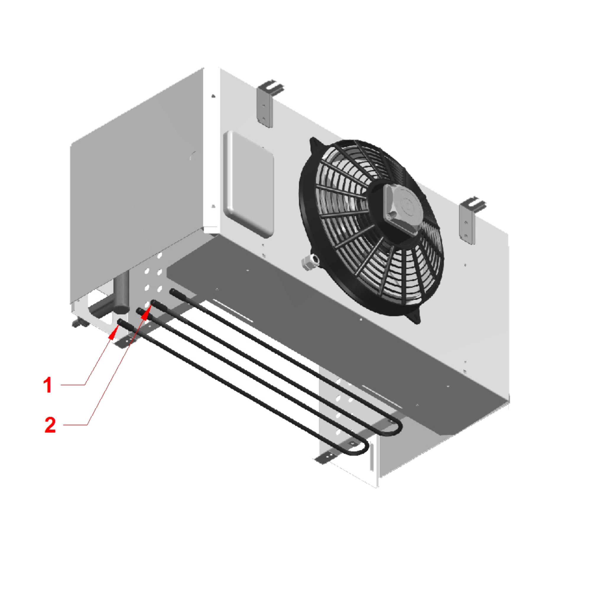 HSe301 | Evaporator, 1 x 300mm Fan
