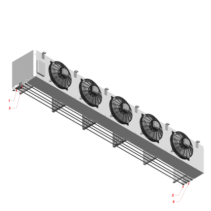HC | HSe305 | Evaporator, 5 x 300mm Fan