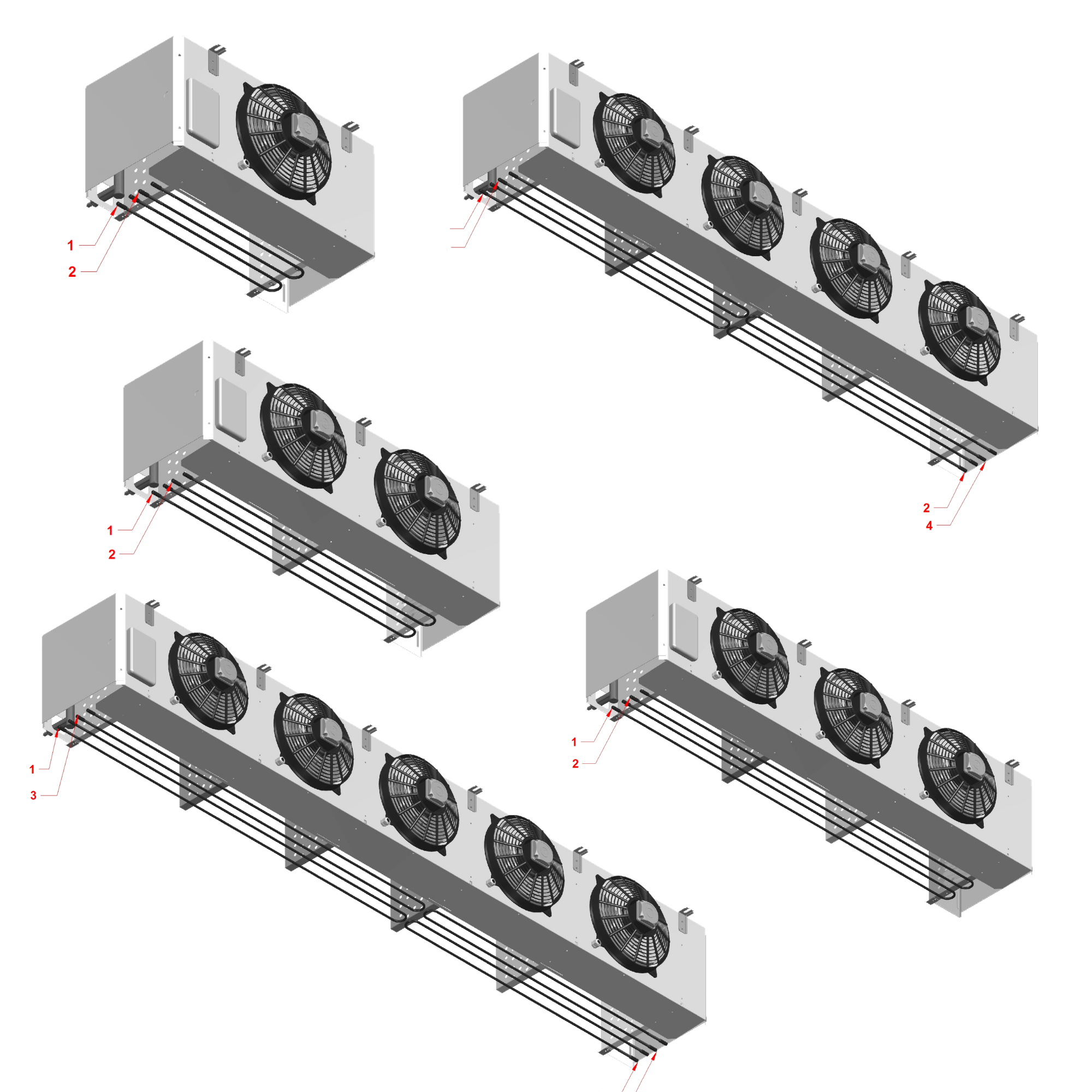 HSe303 | Evaporator, 3 x 300mm Fan