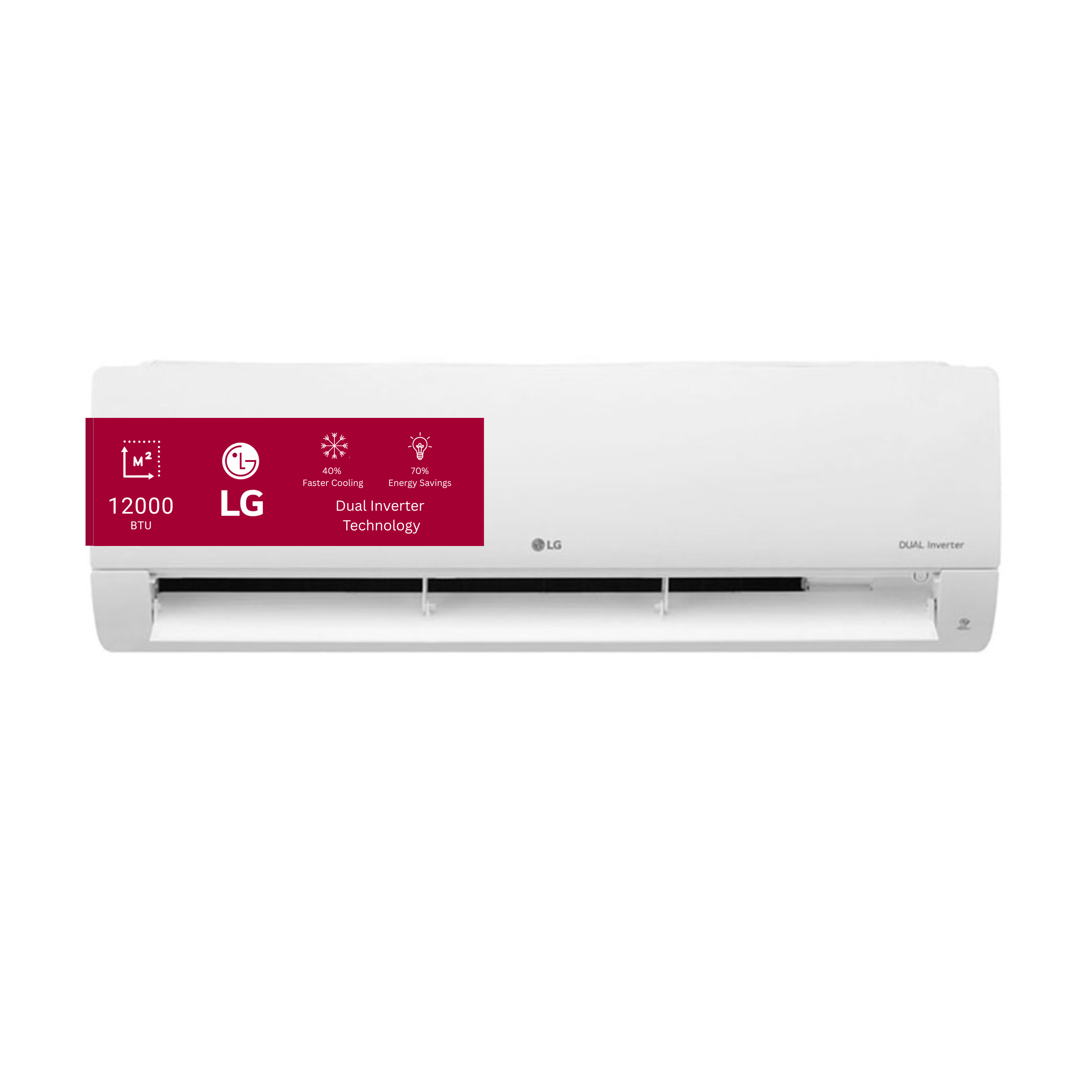 LG DualCool+ (Wi-Fi Compatible) – 12 000 BTU