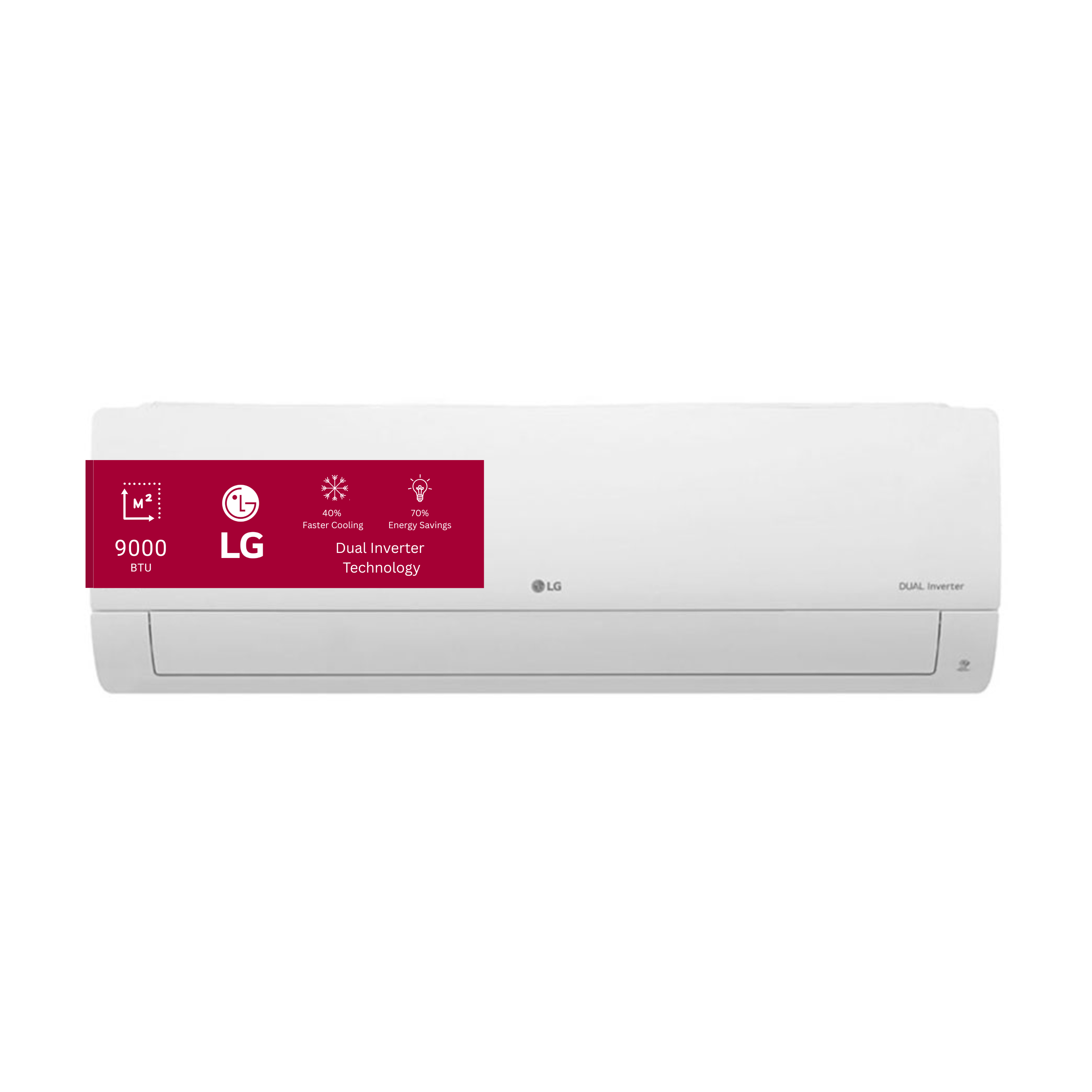 LG DualCool+ (Wi-Fi Compatible) – 9 000 BTU