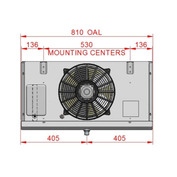 HSe301 | Evaporator, 1 x 300mm Fan