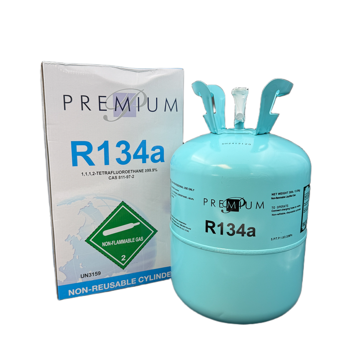 Un3159 R134a R134A Refrigerant Gas – Premium Airconditioning