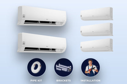 Premium Multi-Room Airconditioning Bundle (5x 12,000 BTU with Wi-Fi)