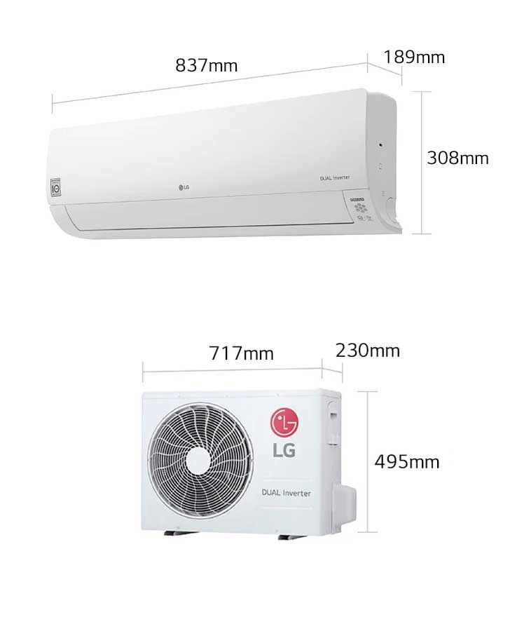 LG DualCool 12000 BTU Midwall Inverter (Wi-Fi Compatible)